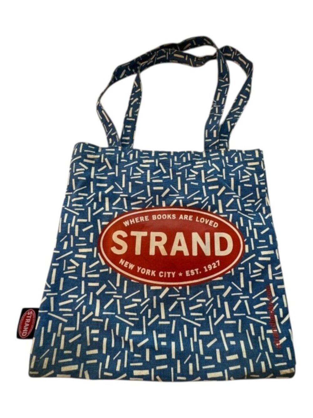 Studio Strand Reusable Book Store Bag O/S Blue Red Multicolor